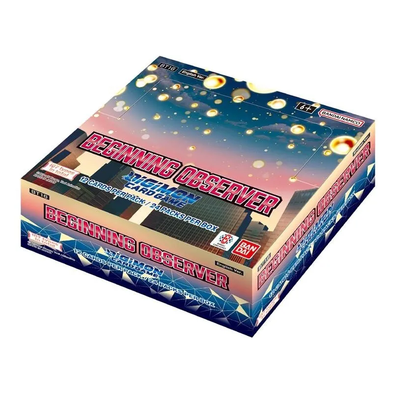 DIGIMON TCG Booster Box BT-16 BEGINNING OBSERVER BT16 - ENGLISH Ready to Ship